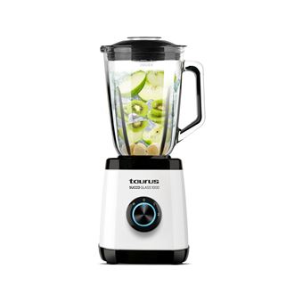 Blender Taurus Succo Glass 1000 avec bol en verre 1000 W Blanc et noir