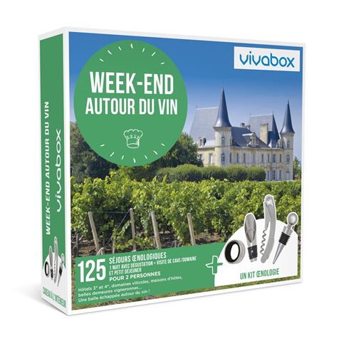 Coffret cadeau Vivabox Week-end autour du vin