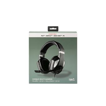 Casque Gaming filaire Under Control pour PS4 Noir