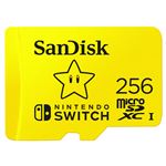 Carte mémoire microSDXC UHS-I SanDisk 256 Go pour Nintendo Switch