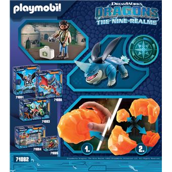 Playmobil Dragons 71082 The Nine Realms Plowhorn and D'Angelo