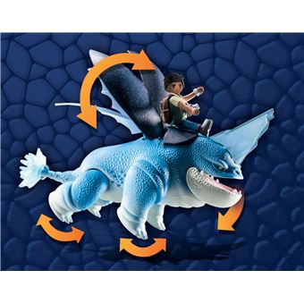 Playmobil Dragons 71082 The Nine Realms Plowhorn and D'Angelo