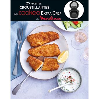 Mijoteur Moulinex Couvercle Cookeo Extra Crisp YY4835FB 1450 W avec livre de recettes