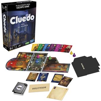 Jeu classique Hasbro Gaming Cluedo Vol au musée