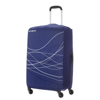 Housse De Valise Imprimée Samsonite "L'Aventure Commence" - Taille XL, Pour Valises De 68.6 Cm+, Lavable Machine