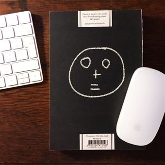 Carnet Alibabette Artbook A5 Morpion Noir et Blanc