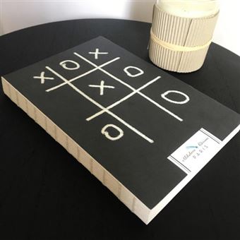 Carnet Alibabette Artbook A5 Morpion Noir et Blanc