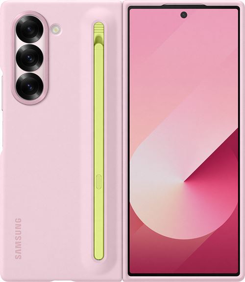 Coque avec S Pen intégré Samsung pour Samsung Galaxy Z Fold 6 Rose