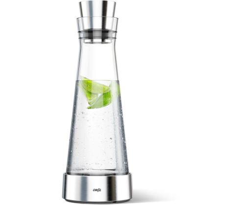 EMSA 514233 carafe/jug/bottle 1 L Stainless steel, Transparent