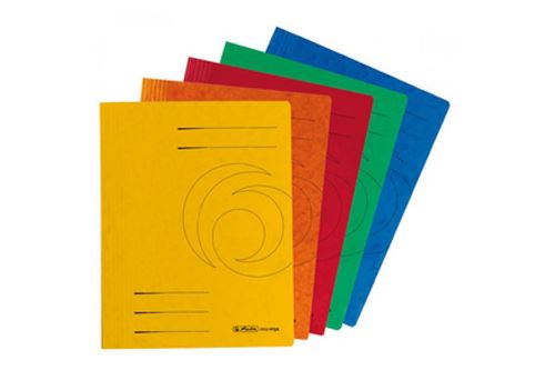herlitz chemise à lamelles easyergo, A4, carton colorspan,