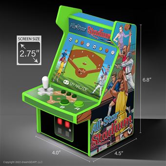 Console rétrogaming My Arcade Micro Player Portable Retro Arcade All-Star Stadium