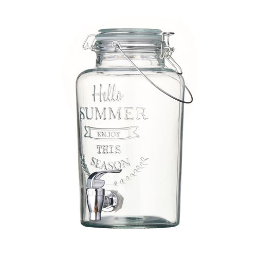 Distributeur de boisson Point Virgule Hello Summer 3 L Transparent