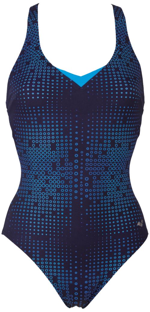 Maillot De Bain Femme Une Piece Arena Gina Bleu Taille 48 Maillot De Bain De Sport Equipements Sportifs Fnac