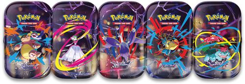 Carte à collectionner Pokémon Mini Tin Q3 Modèle aléatoire