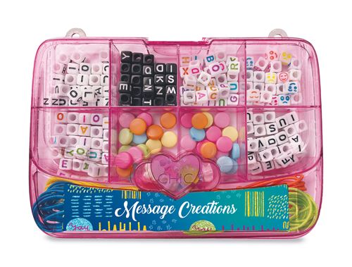 Coffret perles : Message bracelets mini boite Clementoni Jeux - vue 5