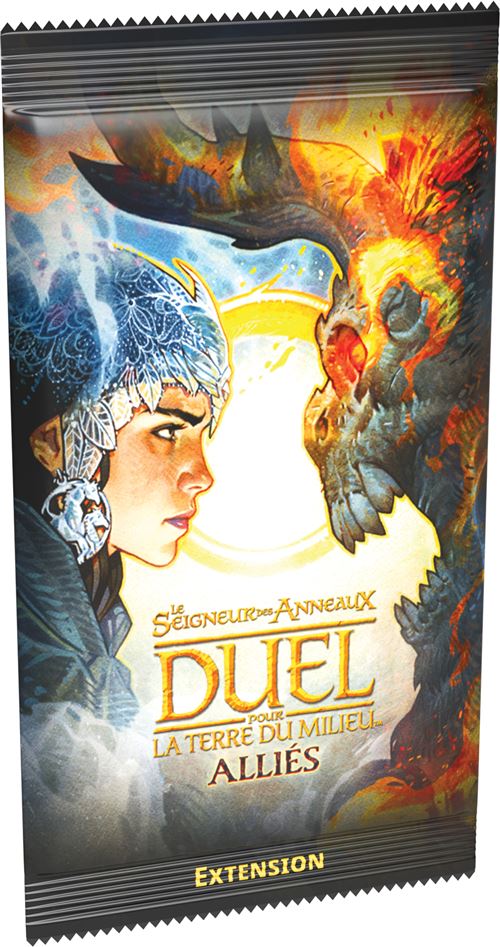 Jeu de stratégie Asmodee Le Seigneur des Anneaux : Duel pour la du Milieu Extension Alliés Booster