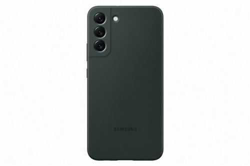 Coque en silicone pour Samsung Galaxy S22+ Vert foncé
