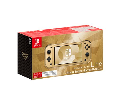 Nintendo Switch Lite Hyrule Edition portable game console 14 cm (5.5") 32 GB Touchscreen Wi-Fi Gold