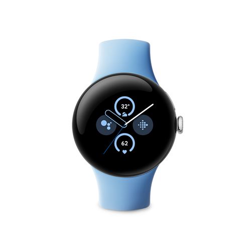Montre connectée Google Pixel Watch 2 Boîtier en aluminium Poli Bracelet sport 4G LTE