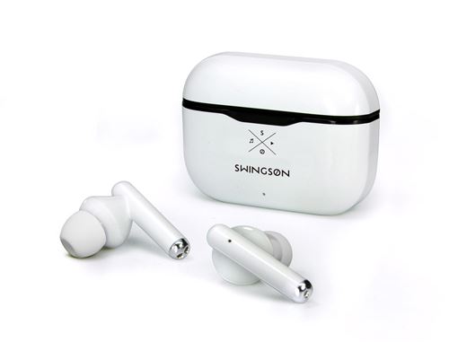 Ecouteurs sans fil Bluetooth Swingson True Wireless Blanc