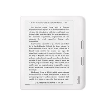 Liseuse numérique Kobo by Fnac Libra H2O 7 8 Go H2O Blanc Reconditionné -  Liseuse eBook - Achat & prix