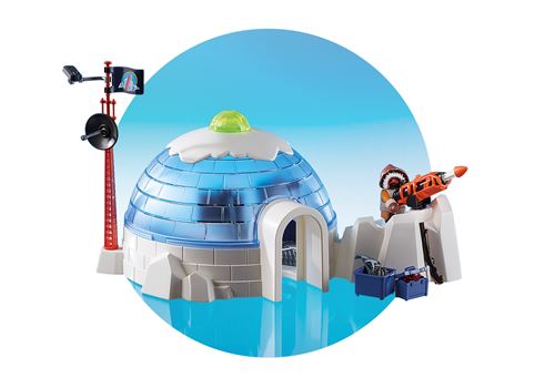 Playmobil Action 9055 Quartier général des explorateurs polaires