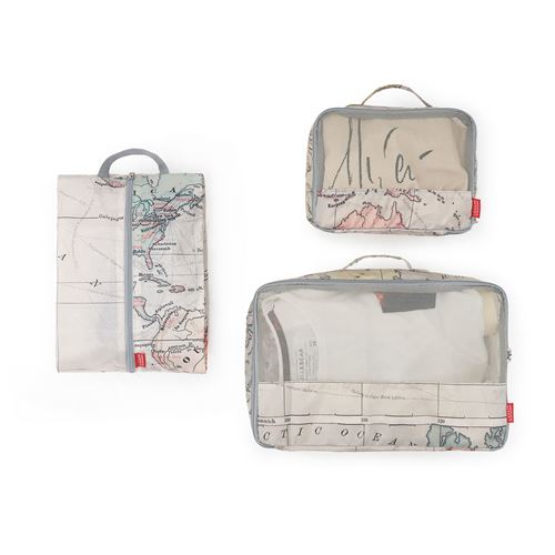 Set de 3 housses de voyage Legami