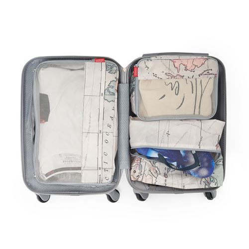 NOVAGO Set de 6 sacs, organisateurs Organiseurs de bagage de valise et de  voyage (Bleu ciel) - Organiseur de bagage - Achat & prix