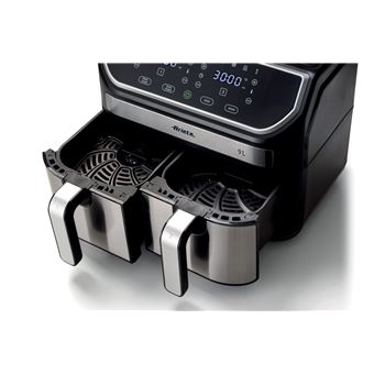 Friteuse à air double Ariete ARI-4625 2100 W Argent et Noir