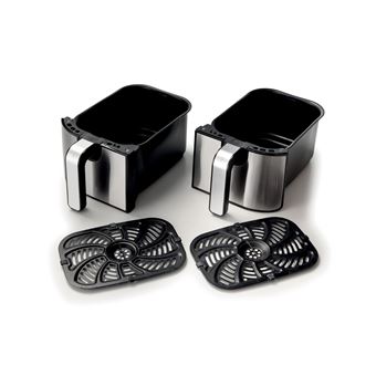 Friteuse à air double Ariete ARI-4625 2100 W Argent et Noir