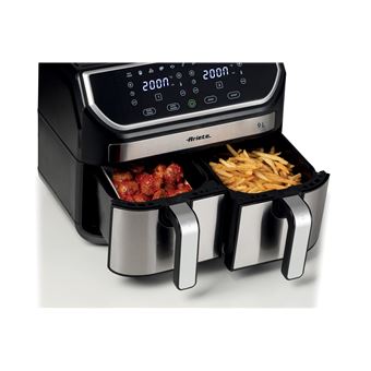 Friteuse à air double Ariete ARI-4625 2100 W Argent et Noir