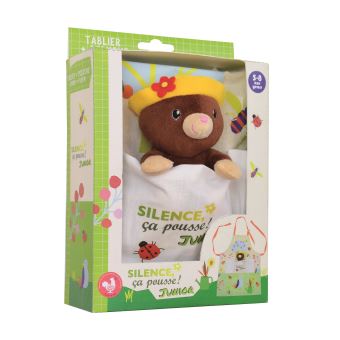 Tablier avec peluche Jemini Silence ça pousse Junior Modèle aléatoire