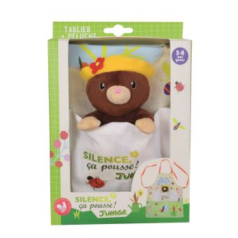 Tablier avec peluche Jemini Silence ça pousse Junior Modèle aléatoire