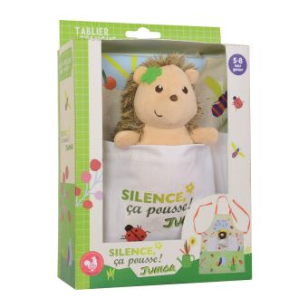 Tablier avec peluche Jemini Silence ça pousse Junior Modèle aléatoire