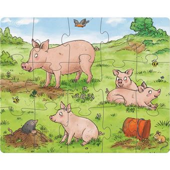 Puzzles enfant Haba Animaux de la ferme