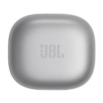 Ecouteurs sans fil True Wireless JBL Live Flex avec réduction de bruit active Argent