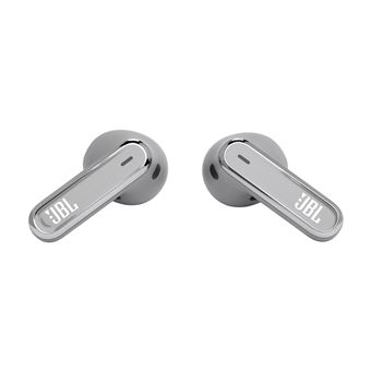 Ecouteurs sans fil True Wireless JBL Live Flex avec réduction de bruit active Argent