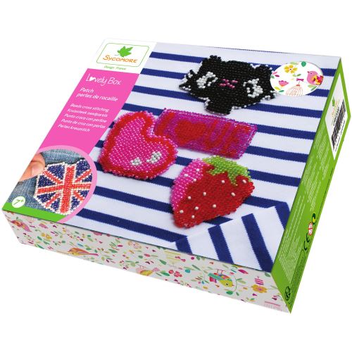 Coffret Lovely Box : Patch Perles de rocailles Au Sycomore