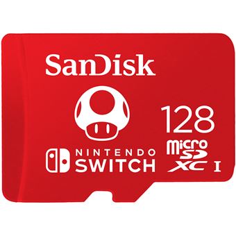 Carte mémoire microSDXC pour Nintendo Switch 128 Go