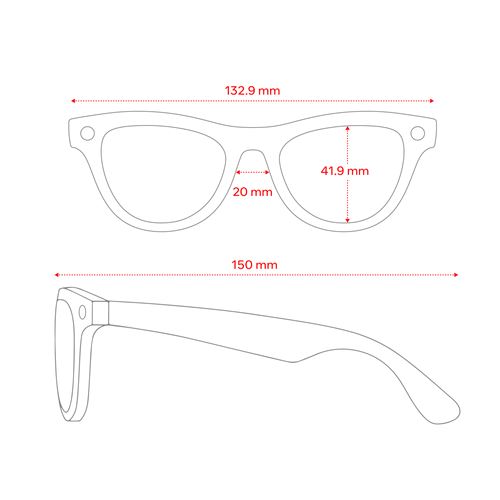 Ban Sunglasses Size Chart Taille Des Lunettes Ray Ban Size Guide