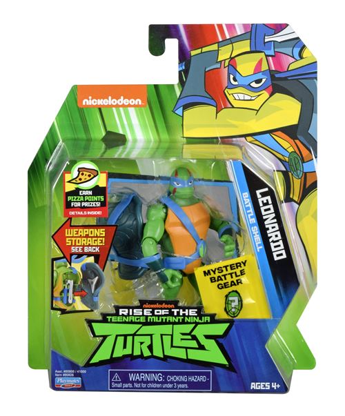Figurine articulée avec accessoires Tmnt Leo Carapace