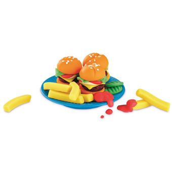 NINGESHOP 45 Pièces Pâte à Modeler Enfants - Kit Hamburgers Pizza Avec Outils Et Sac Rangement