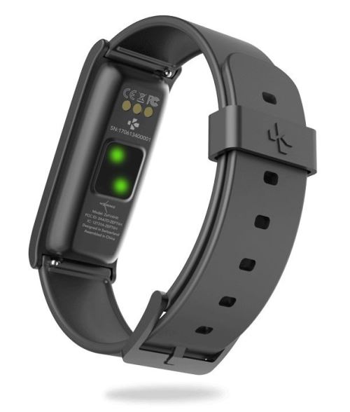 MyKronoz ZeFit 4 – Tracker Activité Avec écran Tactile Couleur, Notifications, Rouge/argenté, IP67