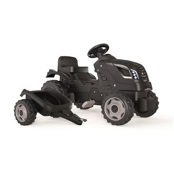 Tracteur à pédales Smoby avec remorque détachable - 1