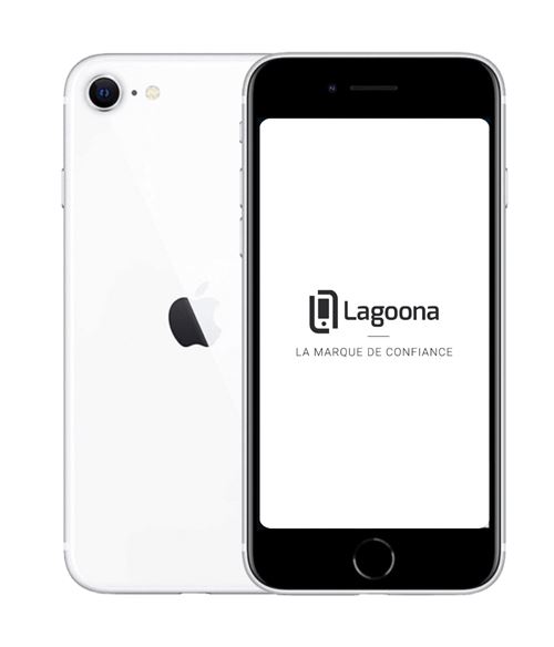 Apple iPhone SE 2e génération 2020 4,7 Double SIM 64 Go Blanc Reconditionné Grade A Lagoona