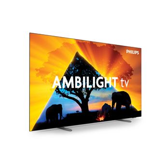 TV OLED Ambilight Philips 65OLED759 164 cm 4K UHD Smart TV 2024 Chrome