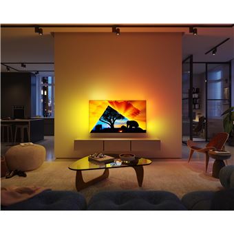 TV OLED Ambilight Philips 65OLED759 164 cm 4K UHD Smart TV 2024 Chrome