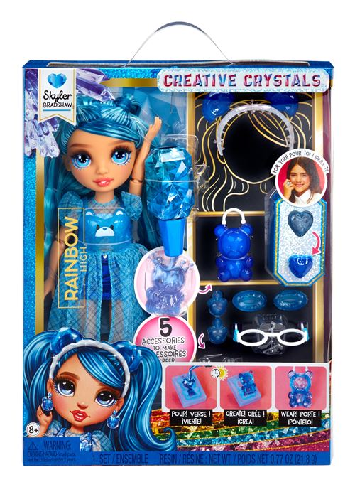 Poupée Rainbow High Cristal Mannequin Skyler 27 cm