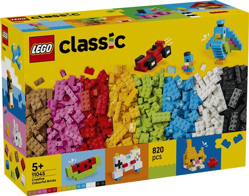 LEGO Classic Briques créatives colorées 11045