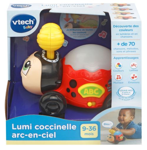 Veilleuse coccinelle arc-en-ciel Vtech baby